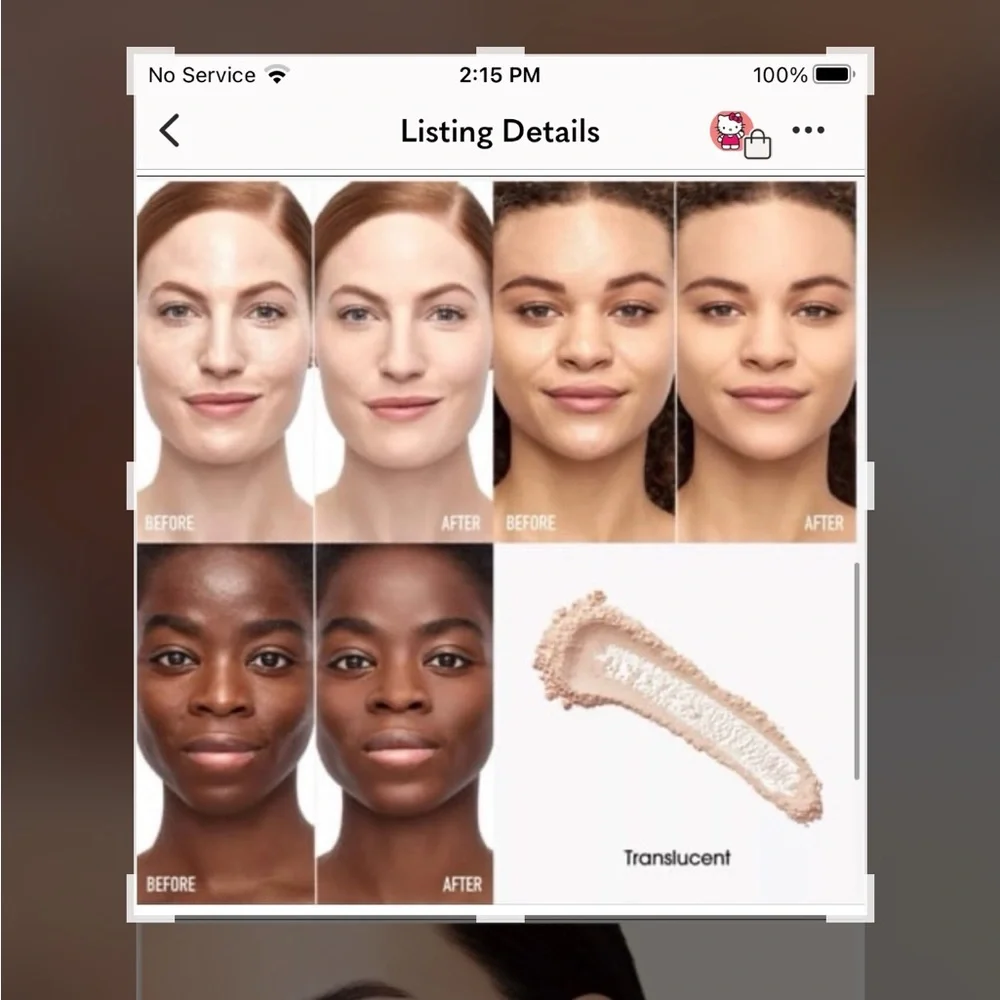 BareMinerals Original Mineral Veil Loose Powder & Brush Translucent SPF25 NEW - Picture 11 of 16